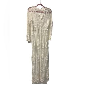 Lace See Through Dress